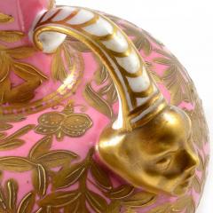  The Royal Crown Derby Porcelain Co 1877 Pink Vase Crown Derby Porcelain - 176612