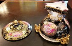  The Royal Crown Derby Porcelain Co 19th Century Derby Porcelain Lidded Centerpiece - 1710659