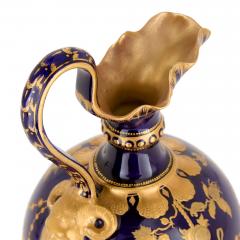  The Royal Crown Derby Porcelain Co Royal Crown Derby Neoclassical Cobalt Ground and Gilt Porcelain Ewer - 4721362