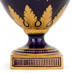 The Royal Crown Derby Porcelain Co Royal Crown Derby Neoclassical Cobalt Ground and Gilt Porcelain Ewer - 4721366