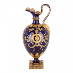  The Royal Crown Derby Porcelain Co Royal Crown Derby Neoclassical Cobalt Ground and Gilt Porcelain Ewer - 4727740