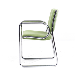  The Vecta Group Dallas Vecta Group Dallas Mid Century Green and Chrome Chairs Set of 4 - 4709099