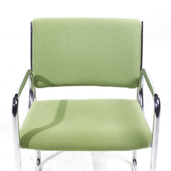  The Vecta Group Dallas Vecta Group Dallas Mid Century Green and Chrome Chairs Set of 4 - 4709100