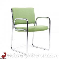  The Vecta Group Dallas Vecta Group Dallas Mid Century Green and Chrome Chairs Set of 8 - 3623477