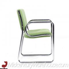  The Vecta Group Dallas Vecta Group Dallas Mid Century Green and Chrome Chairs Set of 8 - 3623501