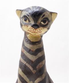  Thelma Frazier Winter Ceramic Sculpture Cat 1955 USA - 718525