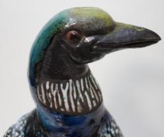  Thelma Frazier Winter Ceramic Sculpture by Thelma Frazier Winter Loon  - 469497