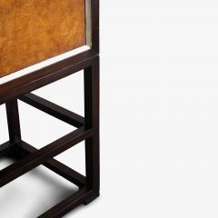  Therien Studio Workshops Marseilles Cabinet in Karelian Birch Walnut by Therien for Fournir Collections - 4329346