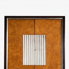  Therien Studio Workshops Marseilles Cabinet in Karelian Birch Walnut by Therien for Fournir Collections - 4329351