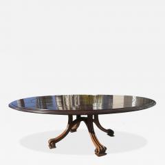  Therien Studio Workshops Therien Workshops for Dessin Fournir Round Volute Walnut Extension Dining Table - 4574186