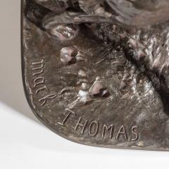  Thi baut Fr res French Bronze Group of Two Wolfhounds by Mathilde Thomas soyer 1858 1940  - 4317756
