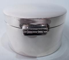  Thomae in Attleboro Cartier American Modern Sterling Silver Postage Stamp Box - 4346927