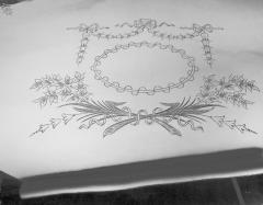  Thomas Bradbury Sons Ltd Large English Edwardian Regency Sterling Silver Gallery Tea Tray 1909 - 4543006