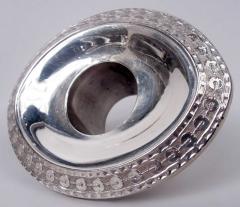  Thomas Bradbury Sons Ltd Pair of Antique English Neoclassical Sterling Silver Candlesticks 1927 - 4533457