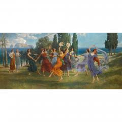  Thomas Eyre Macklin William Irving Arcadia a very large Neoclassical Arts Crafts painting by Thomas E Macklin - 3045697