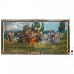  Thomas Eyre Macklin William Irving Arcadia a very large Neoclassical Arts Crafts painting by Thomas E Macklin - 3045707