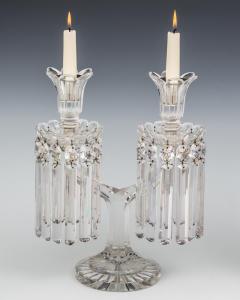  Thomas F C Osler A FINE PAIR OF TWIN BRANCH VICTORIAN CANDELABRAS BY F C OSLER - 3796016