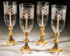  Thomas F C Osler A FINE SET OF FOUR GEORGE III STYLE STORM LIGHTS - 4340893