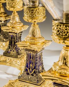  Thomas F C Osler A FINE SET OF FOUR GEORGE III STYLE STORM LIGHTS - 4340896