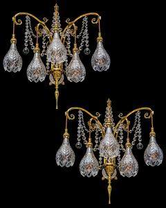  Thomas F C Osler A LARGE PAIR OF ART NOUVEAU WALL LIGHTS BY F C OSLER - 4347000