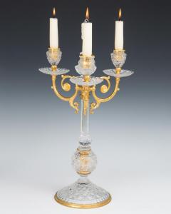  Thomas F C Osler A PAIR OF VICTORIAN ORMOLU MOUNTED CANDELABRA BY F C OSLER - 3796012