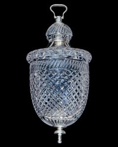  Thomas F C Osler A SET OF THREE VICTORIAN SILVER MOUNTED HALL LANTERNS BY F C OSLER - 4478911