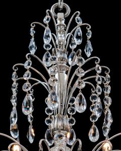  Thomas F C Osler A SMALL SILVERED CHANDELIER ATTRIBUTED TO F C OSLER - 4455679