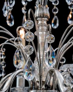  Thomas F C Osler A SMALL SILVERED CHANDELIER ATTRIBUTED TO F C OSLER - 4455680