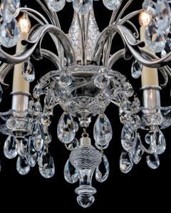  Thomas F C Osler A SMALL SILVERED CHANDELIER ATTRIBUTED TO F C OSLER - 4455681