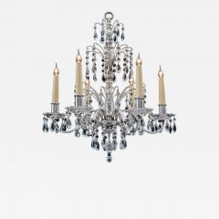  Thomas F C Osler A SMALL SILVERED CHANDELIER ATTRIBUTED TO F C OSLER - 4456759