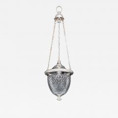  Thomas F C Osler A VICTORIAN SILVER MOUNTED DIAMOND CUT GLASS HALL LANTERN BY F C OSLER - 4595944
