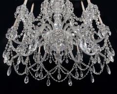  Thomas F C Osler AN IMPORTANT TWENTY LIGHT CUT CRYSTAL CHANDELIER BY F C OSLER - 3795375