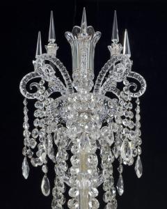  Thomas F C Osler AN IMPORTANT TWENTY LIGHT CUT CRYSTAL CHANDELIER BY F C OSLER - 3795376