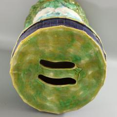  Thomas Forester Sons Thomas Forester Majolica Stork Garden Seat - 3212167