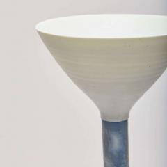  Thomas Naete Tall Porcelain Sculpture and Vessel White and Blue by Thomas Naete - 3269693
