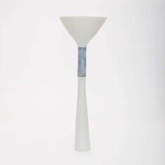  Thomas Naete Tall Porcelain Sculpture and Vessel White and Blue by Thomas Naete - 3269717