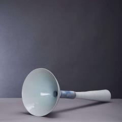  Thomas Naete Tall Porcelain Sculpture and Vessel White and Blue by Thomas Naete - 3269719