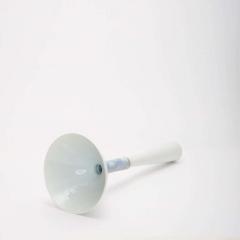  Thomas Naete Tall Porcelain Sculpture and Vessel White and Blue by Thomas Naete - 3269774