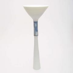  Thomas Naete Tall Porcelain Sculpture and Vessel White and Blue by Thomas Naete - 3269782