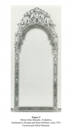  Thomas Ren Pelletier A VERRE GLOMIS OVERMANTEL MIRROR THE FRAME ATTB TO THOMAS REN PELLETIER - 4224409