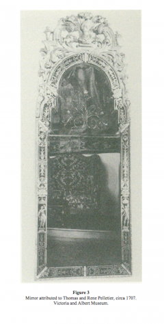  Thomas Ren Pelletier A VERRE GLOMIS OVERMANTEL MIRROR THE FRAME ATTB TO THOMAS REN PELLETIER - 4224410