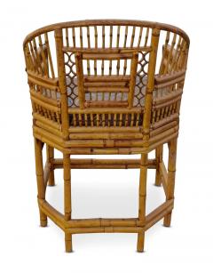  Thomasville Furniture Four Brighton Pavilion Style Bamboo Chairs by Thomasville Hollywood Regency - 3041578