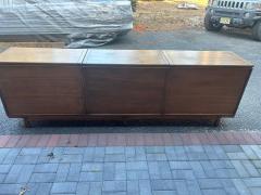  Thomasville Furniture Handsome 3 Piece Tamerlane Credenza Bar Cabinet Room Divider Mid Century Modern - 4455941