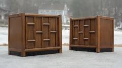  Thomasville Furniture Rare Thomasville Carved Walnut Nightstands or End Tables Dated 1966 - 4033230