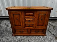  Thomasville Furniture Thomasville Furniture Rustic Walnut Flip Top Server Bar - 4481597