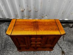  Thomasville Furniture Thomasville Furniture Rustic Walnut Flip Top Server Bar - 4481660