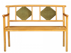  Thonet 1950s Prague 2 seat bench by TON Czech - 2979360