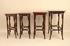  Thonet 20th Century Art Nouveau Bentwood Nesting Tables by Thonet Austria circa 1905 - 4392047