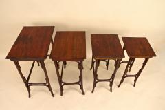  Thonet 20th Century Art Nouveau Bentwood Nesting Tables by Thonet Austria circa 1905 - 4392054