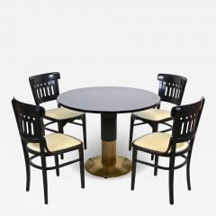  Thonet 20th Century Art Nouveau Salon Suite with Round Table by Thonet AT ca 1910 - 4062777